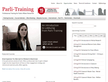 Tablet Screenshot of parli-training.co.uk